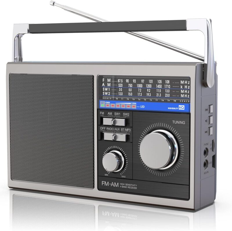 便攜式 AM FM 收音機，短波晶體管收音機